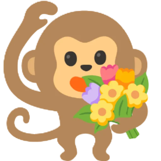 🧸 Стикер «макака» для Telegram