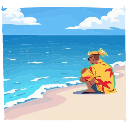 🌊 Эмодзи «Набор эмоджи с Мако из ВК в качестве» для Telegram