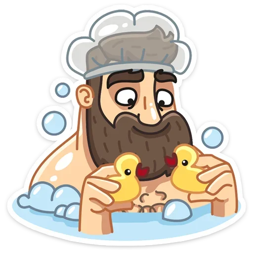 🐤 Стикер «Макс - Брутальный снаружи, добрый внутри&;» для Telegram