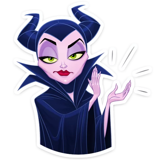 Стикерпак Maleficent для Telegram — скачать