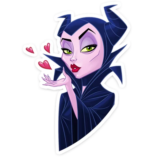 😘 Стикер «Maleficent» для Telegram