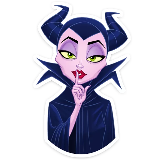 🤫 Стикер «Maleficent» для Telegram
