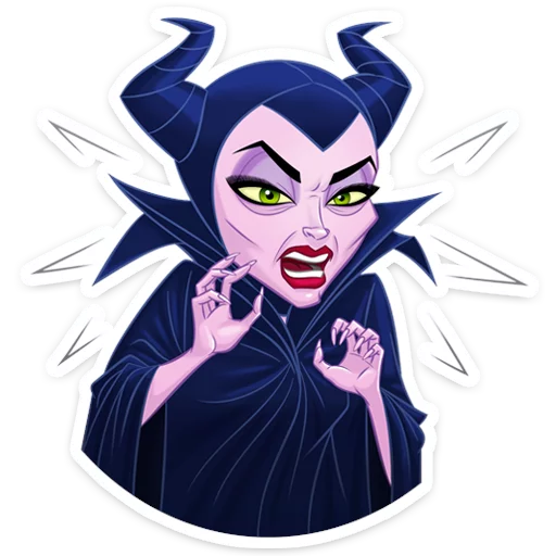 👿 Стикер «Maleficent» для Telegram
