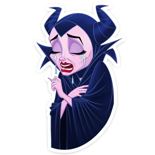 😭 Стикер «Maleficent» для Telegram