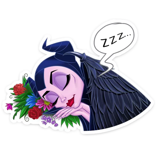 😴 Стикер «Maleficent» для Telegram