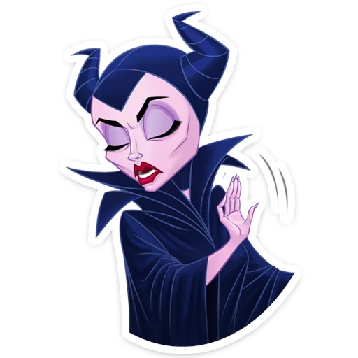 😑 Стикер «Maleficent» для Telegram