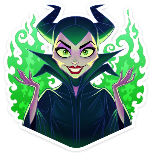 🙌 Стикер «Maleficent» для Telegram