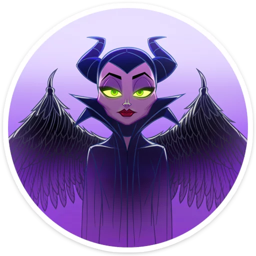 😈 Стикер «Maleficent» для Telegram