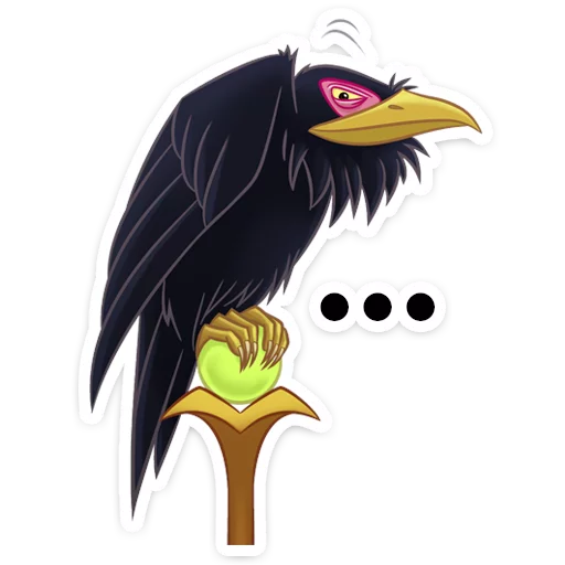 🦅 Стикер «Maleficent» для Telegram