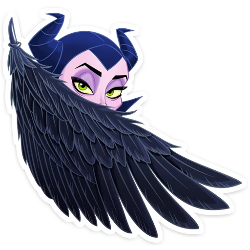 👀 Стикер «Maleficent» для Telegram