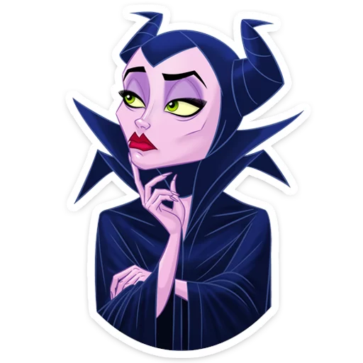 🤔 Стикер «Maleficent» для Telegram