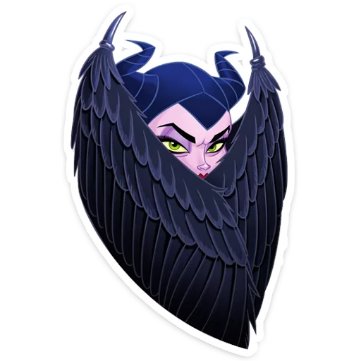 😠 Стикер «Maleficent» для Telegram