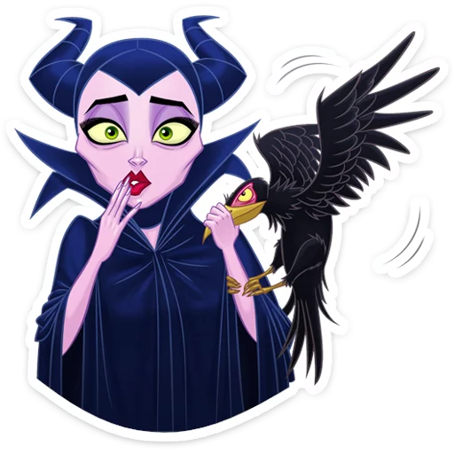 😮 Стикер «Maleficent» для Telegram