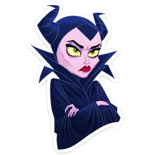😠 Стикер «Maleficent» для Telegram