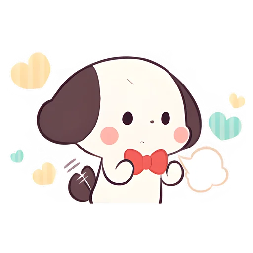 😊 Стикер «Маленький щенок» для Telegram