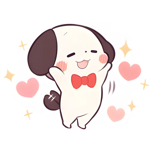 ❤️ Стикер «Маленький щенок» для Telegram