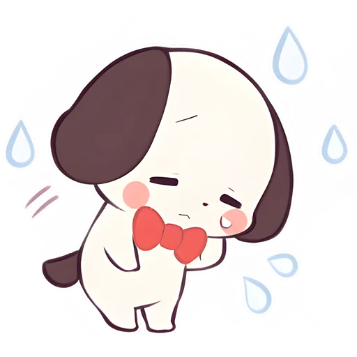 😞 Стикер «Маленький щенок» для Telegram