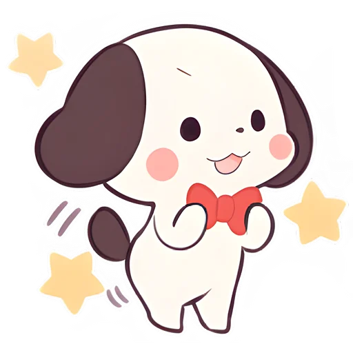 😍 Стикер «Маленький щенок» для Telegram