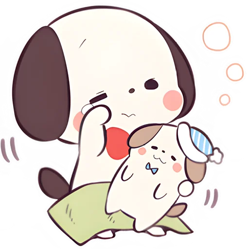😴 Стикер «Маленький щенок» для Telegram