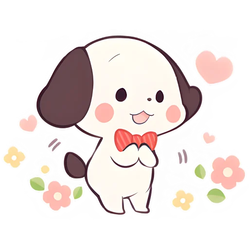 😁 Стикер «Маленький щенок» для Telegram
