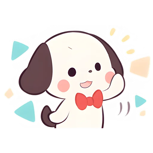 🙋‍♀ Стикер «Маленький щенок» для Telegram