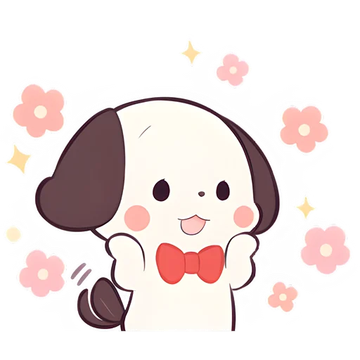 😇 Стикер «Маленький щенок» для Telegram