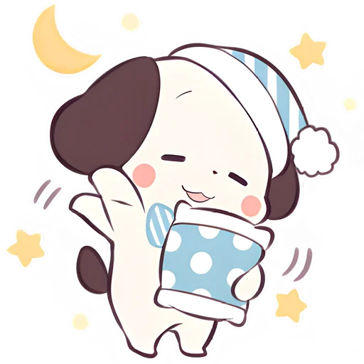 😴 Стикер «Маленький щенок» для Telegram