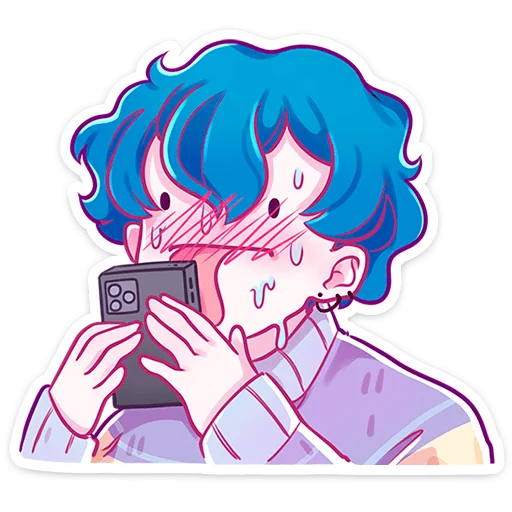 ⭐ Стикер «Малин и Джем» для Telegram