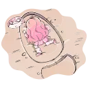 🫤 Эмодзи «Малин-тян и Джем-кун» для Telegram