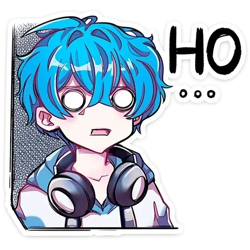 😐 Стикер «Малин тян и Джем кун» для Telegram