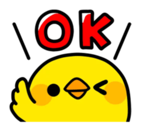 👌 Стикер «Mame Piyo» для Telegram