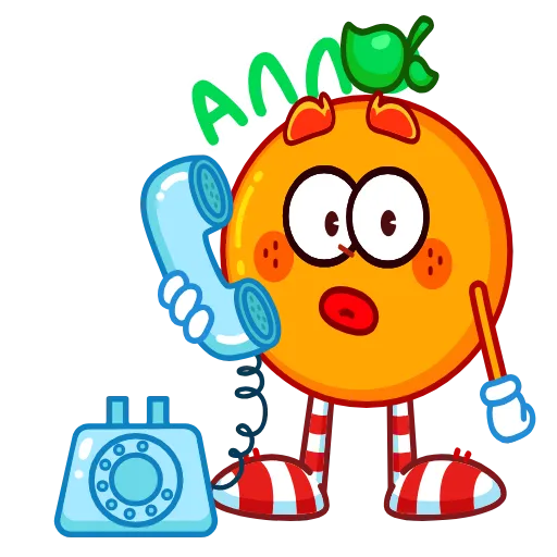 🤩 Стикер «Мандариныч» для Telegram