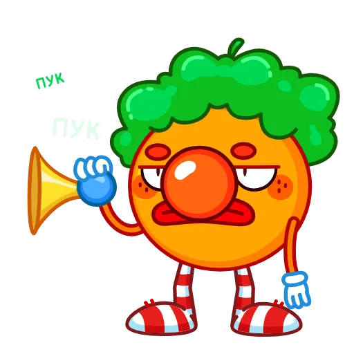 🤩 Стикер «Мандариныч» для Telegram