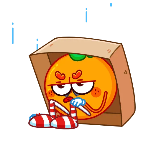 🤩 Стикер «Мандариныч» для Telegram