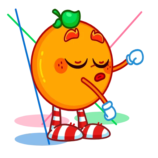 🕺 Стикер «Мандариныч» для Telegram