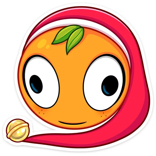 👽 Стикер «Мандаринка» для Telegram