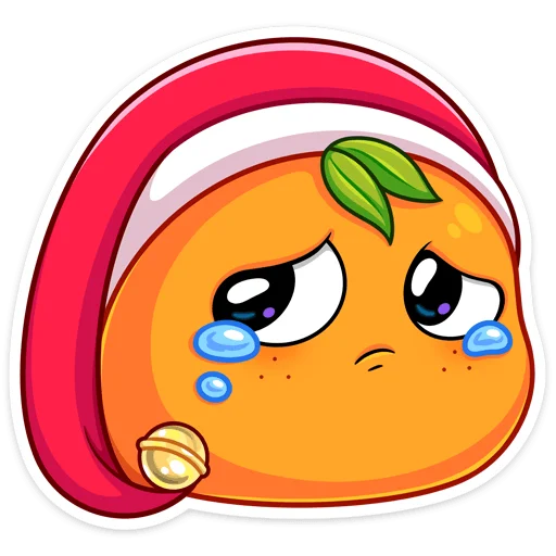 😭 Стикер «Мандаринка» для Telegram