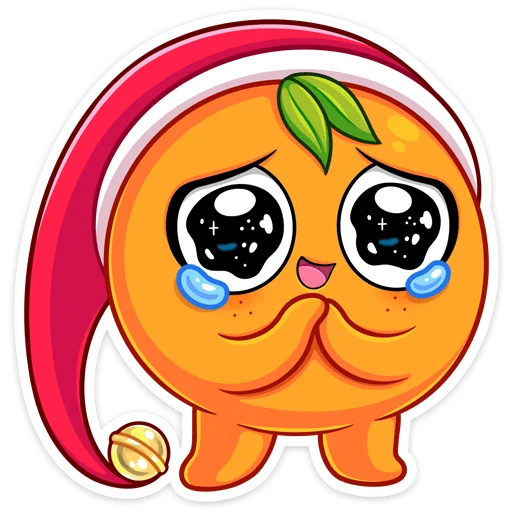🤩 Стикер «Мандаринка» для Telegram