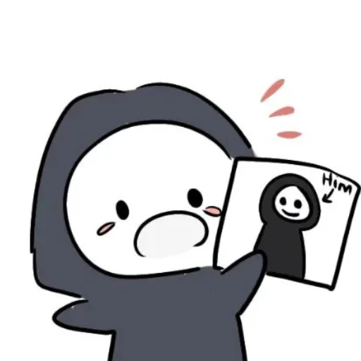 😲 Стикер «mandela chibi» для Telegram