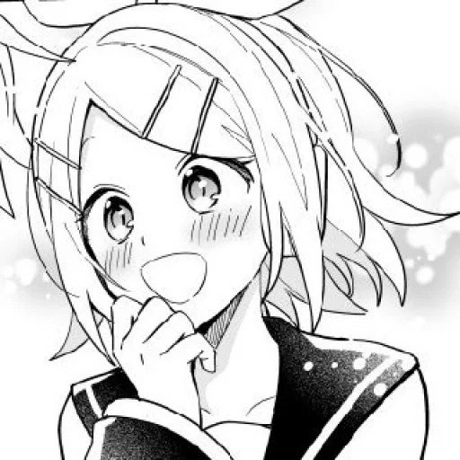 🍊 Стикер «Rin Kagamine» для Telegram