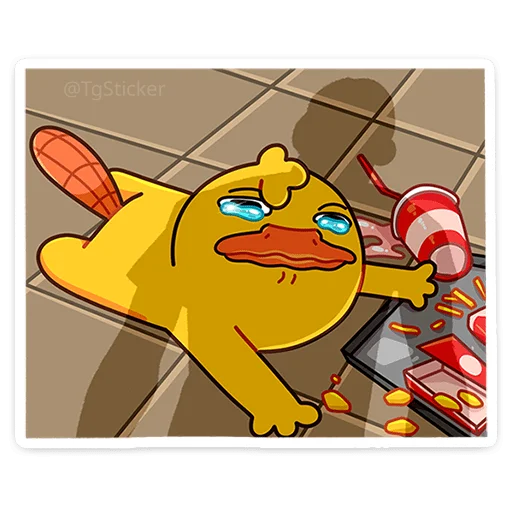 🦆 Стикер «Манго» для Telegram
