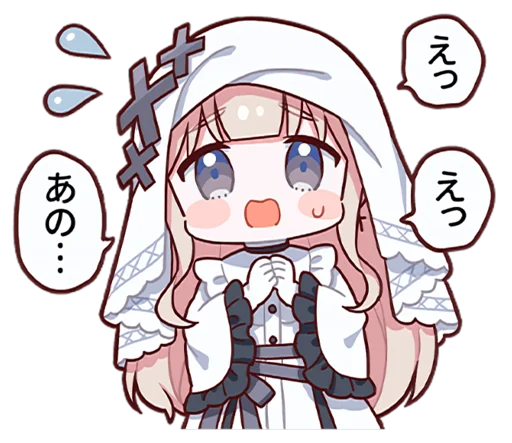 😵‍💫 Стикер «魔法少女ノ魔女裁判 LINE» для Telegram