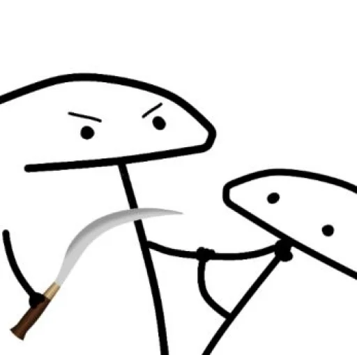 🤜 Стикер «Manusia lidi» для Telegram