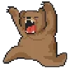 🐻 Эмодзи «Много букв и пикселей» для Telegram