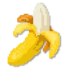 🍌 Эмодзи «Много букв и пикселей» для Telegram
