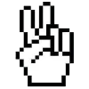 ✌️ Эмодзи «Много букв и пикселей» для Telegram