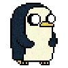 🐧 Эмодзи «Много букв и пикселей» для Telegram