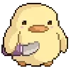 🐥 Эмодзи «Много букв и пикселей» для Telegram