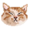 🐱 Эмодзи «Много букв и пикселей» для Telegram