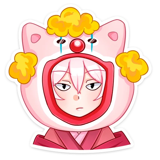 🤡 Стикер «Мао без надписей» для Telegram
